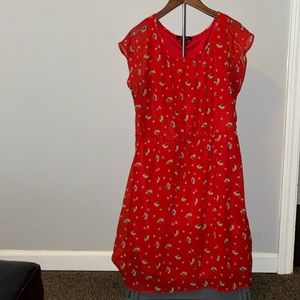 Women’s Floral Print Dress ABG 12P